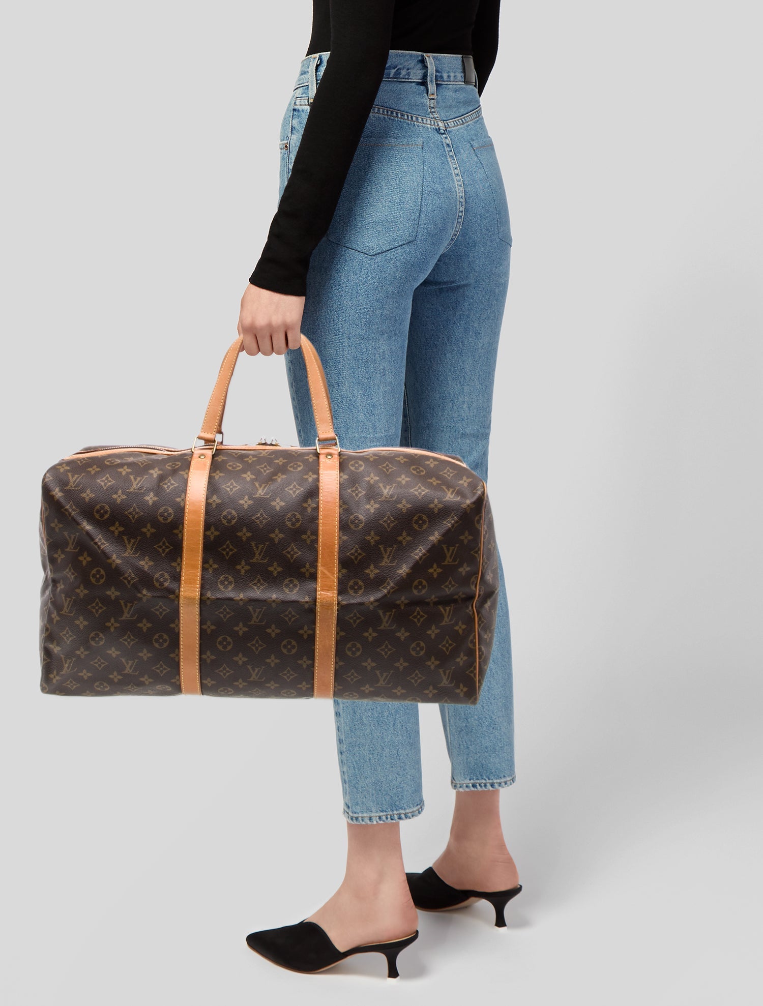 Louis Vuitton LV Monogram Sac Souple 55