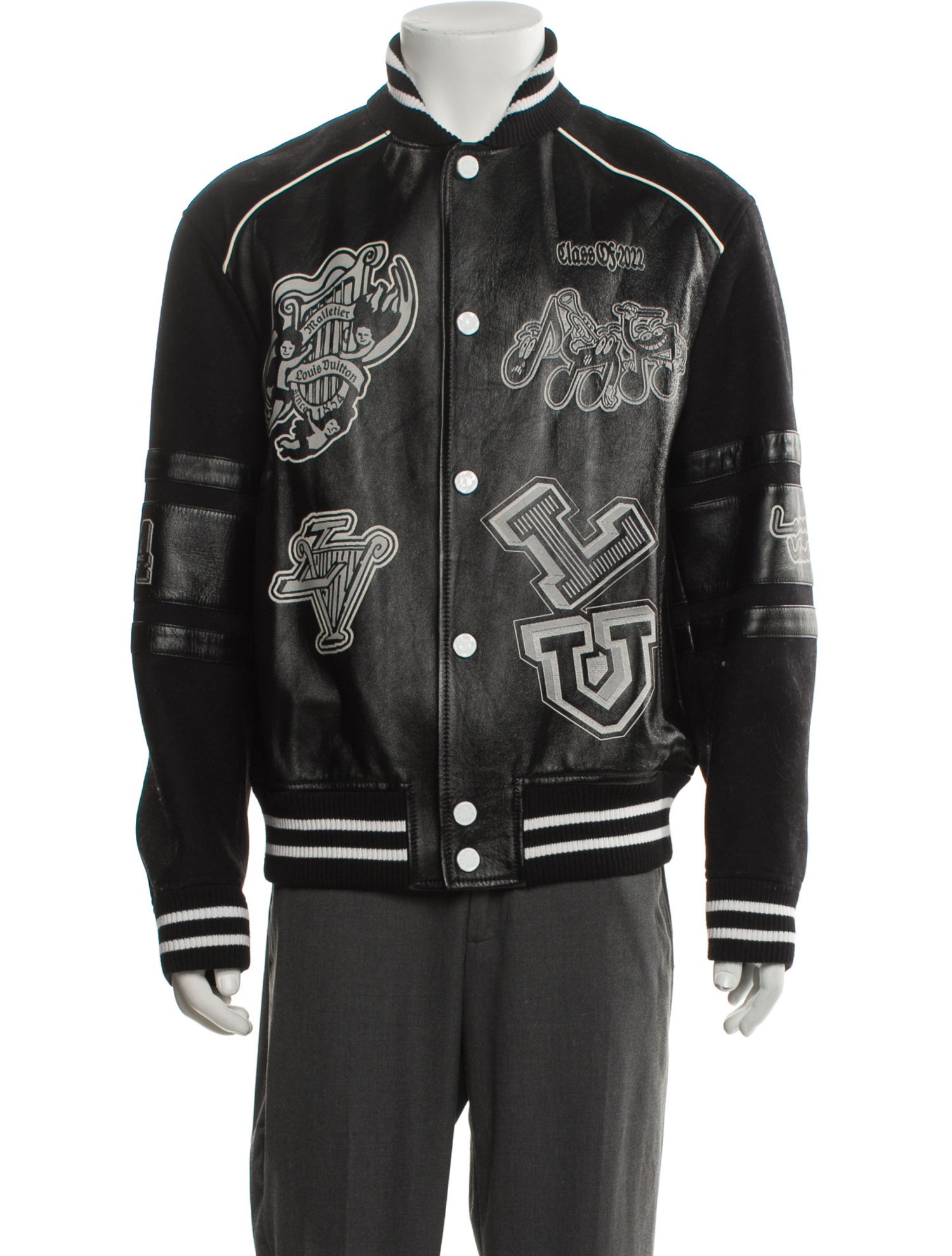 Louis Vuitton 2023 Signature Logo Varsity Jacket
