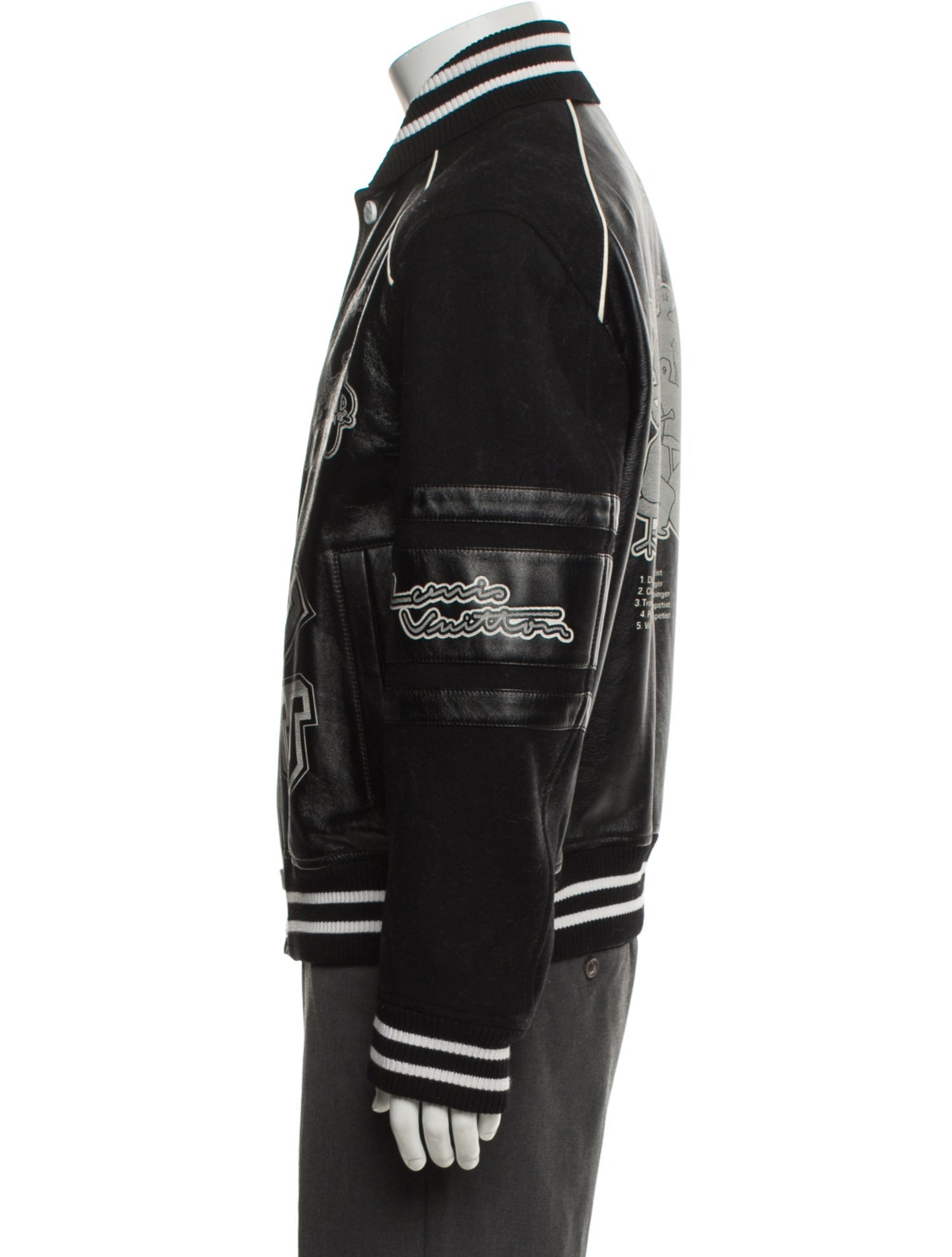 Louis Vuitton 2023 Signature Logo Varsity Jacket