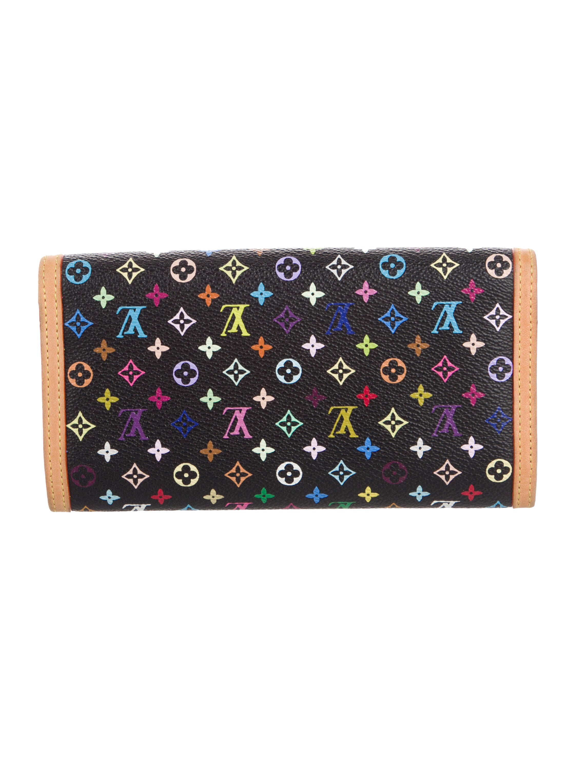 Louis Vuitton 2006 Multicolore Monogram Pattern International Wallet
