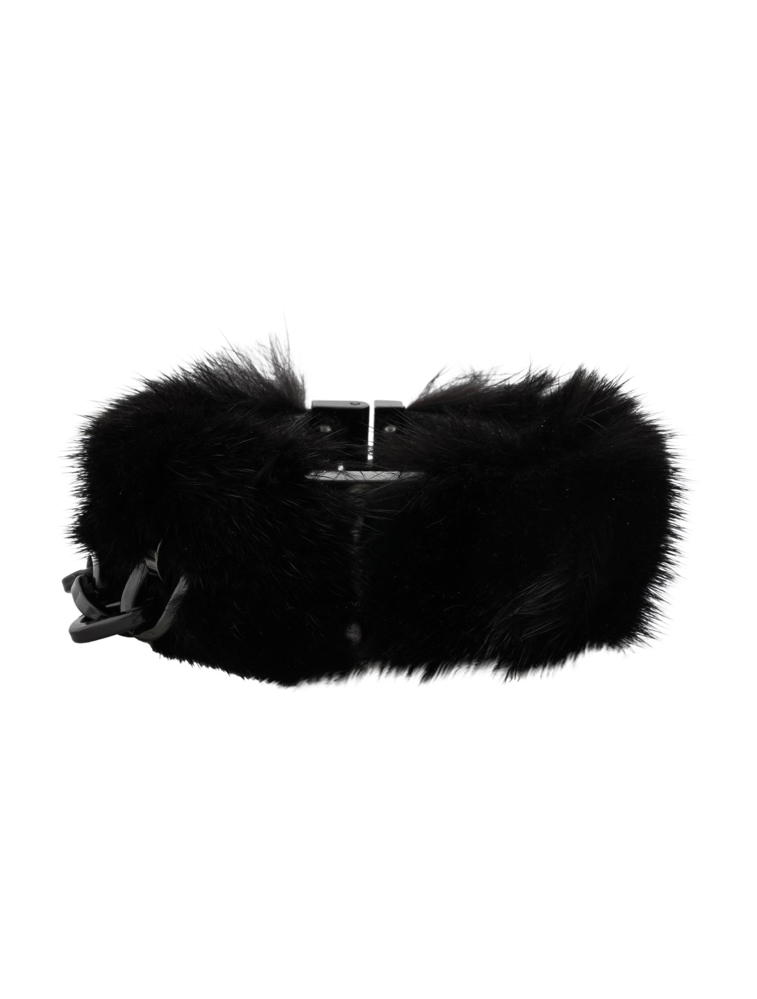 Louis Vuitton Mink & Suede Lock Me Hinged Bangle Bracelet