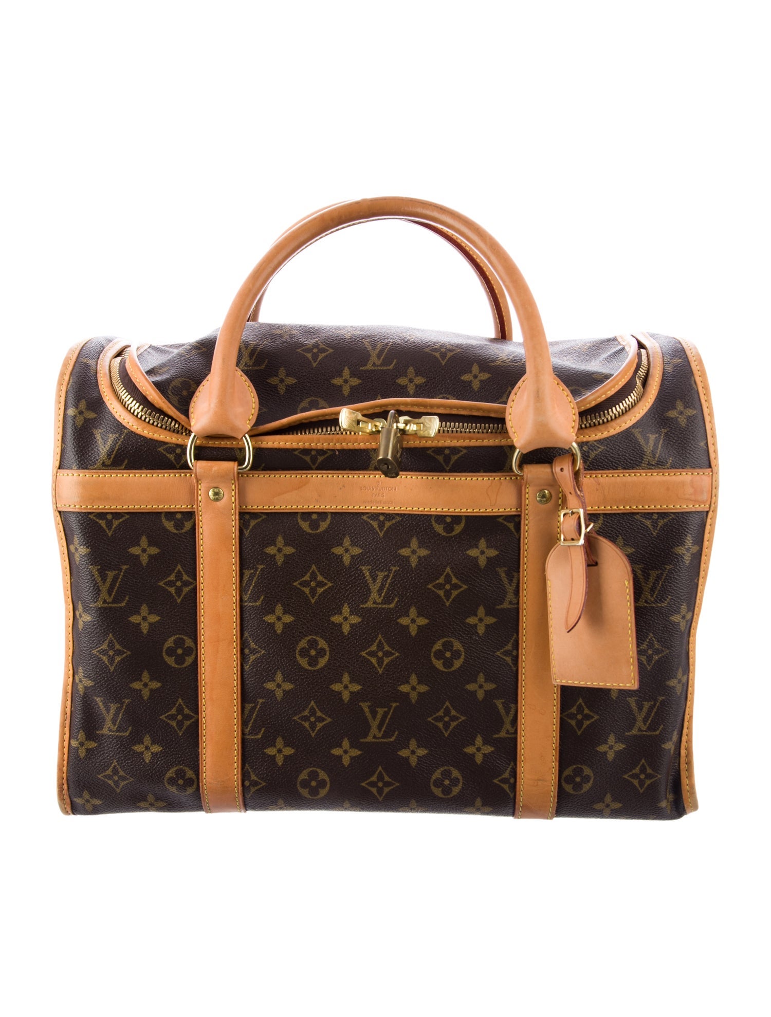 Louis Vuitton Monogram Sac Chien 40 Pet Carrier