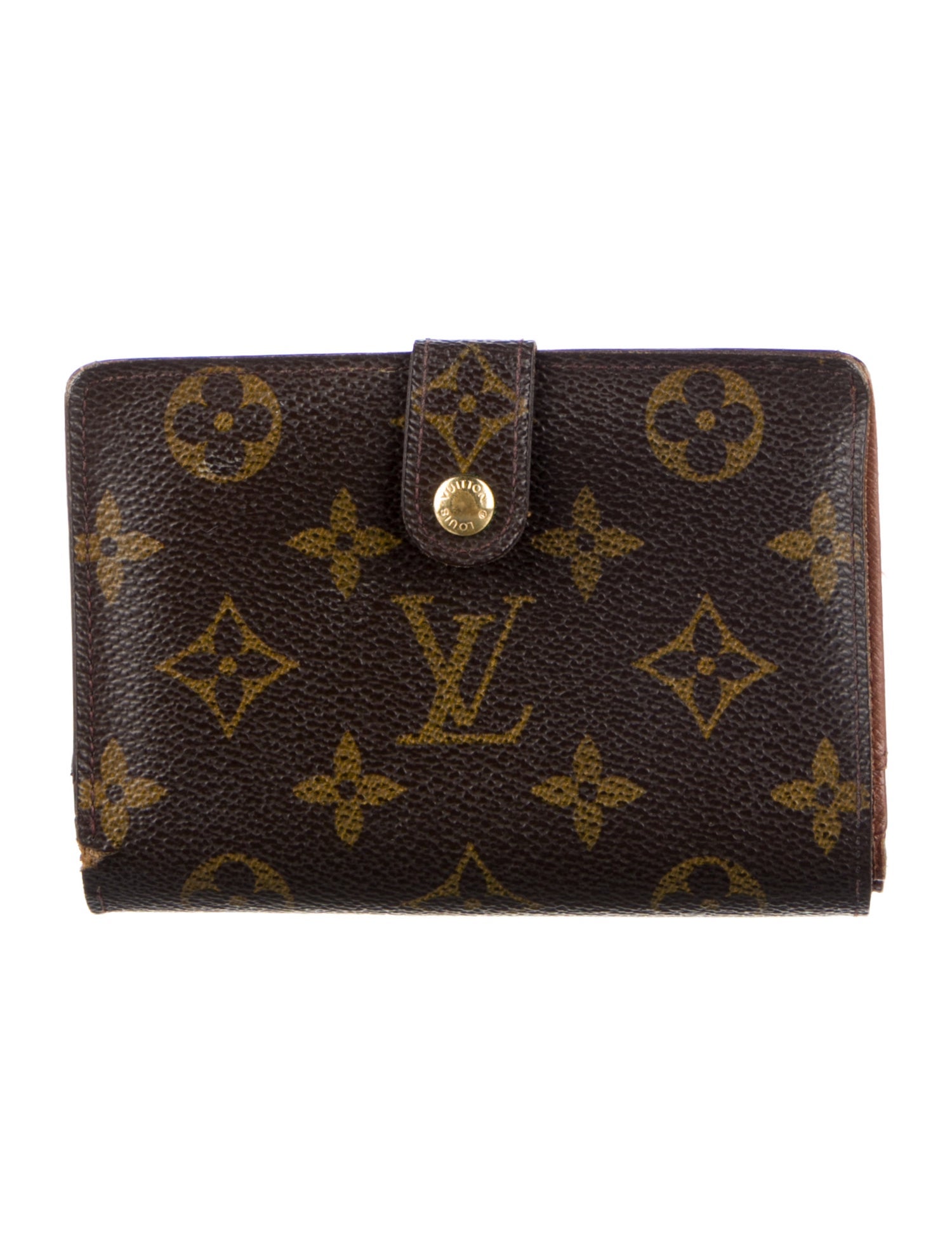 Louis Vuitton LV Monogram Coated Canvas French Purse