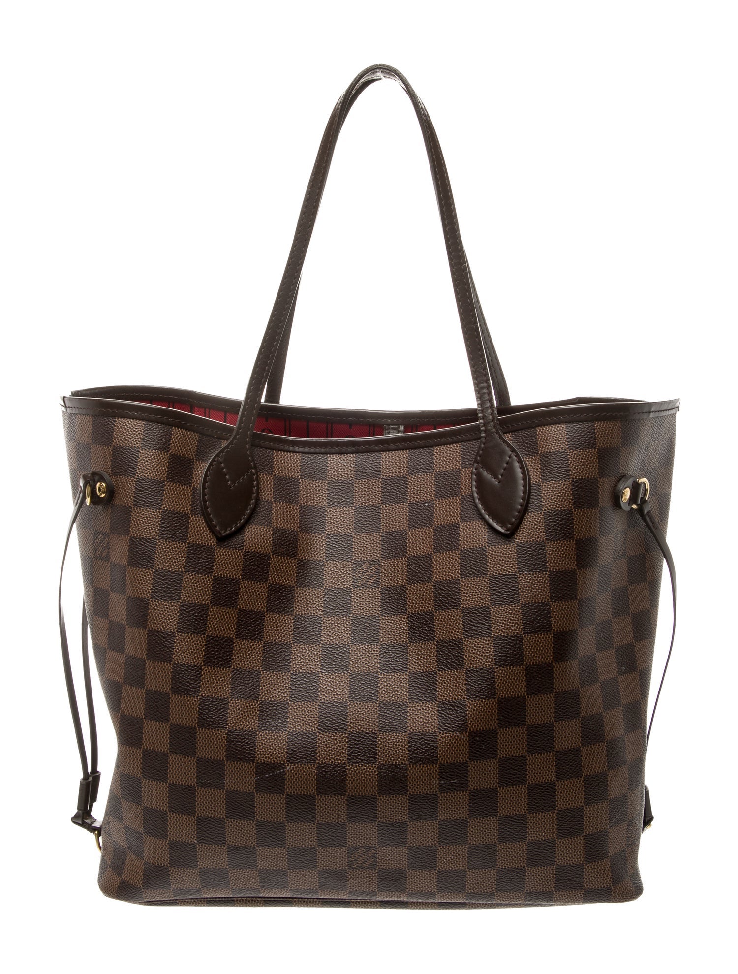 Louis Vuitton Damier Ebene Neverfull w/Pouch MM