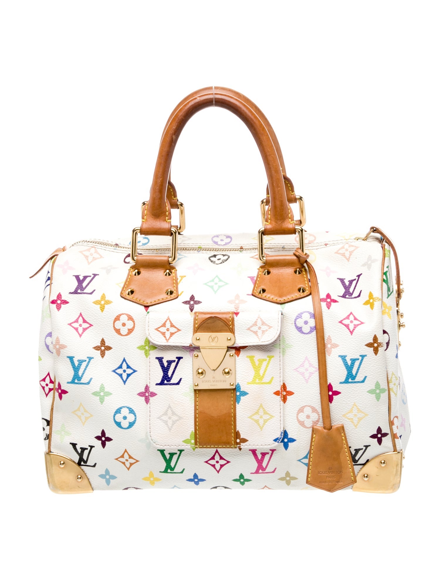Louis Vuitton Multicolore Monogram x Takashi Murakami Handle Bag 30 Vintage