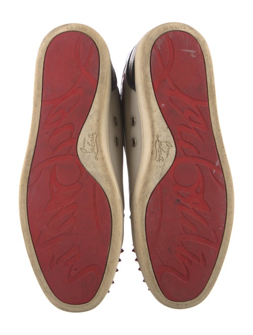 Louis Vuitton Leather Colorblock Pattern Sneakers