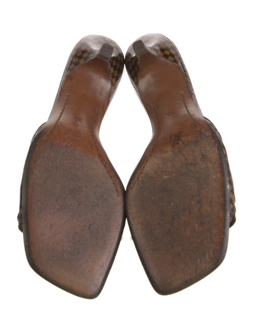 Louis Vuitton Patent Leather Printed Slides