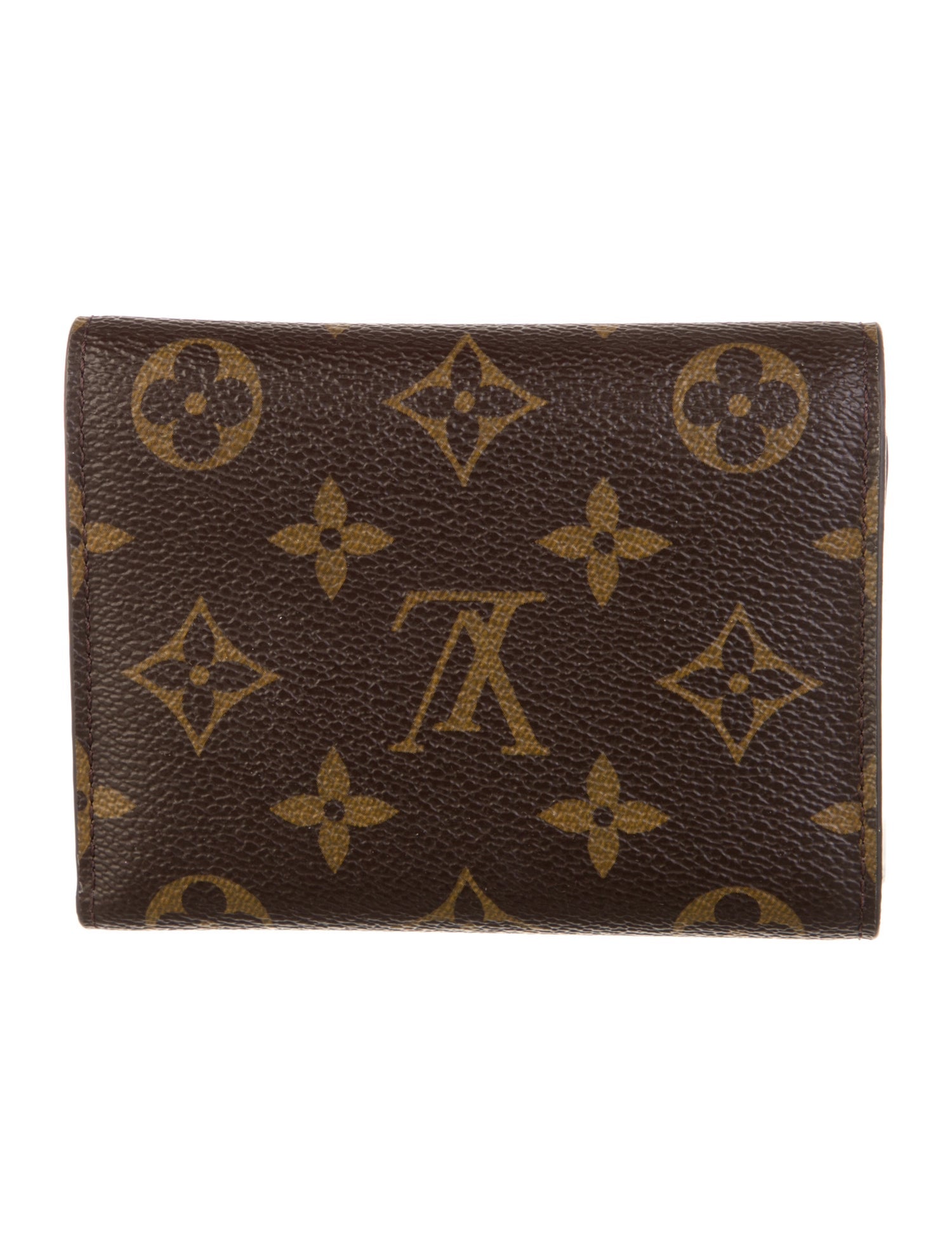 Louis Vuitton LV Monogram Coated Canvas Sarah Wallet