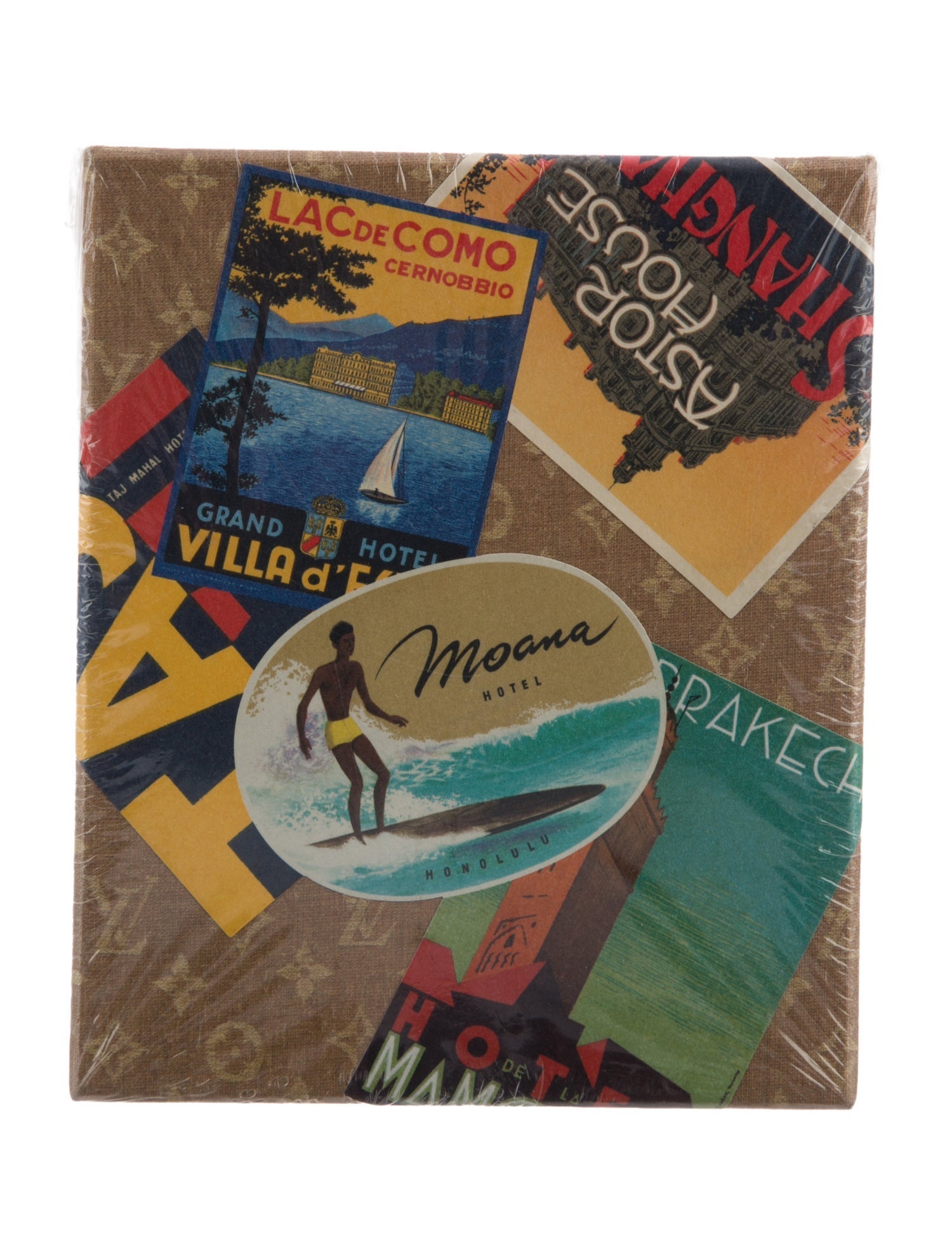 Louis Vuitton The Art of Travel Through Hotel Labels Postcards Set
