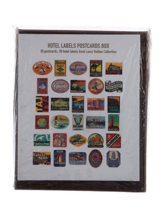 Louis Vuitton The Art of Travel Through Hotel Labels Postcards Set