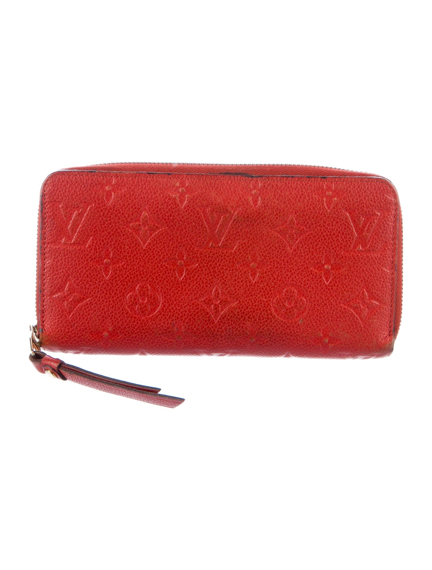 Louis Vuitton Monogram Pattern Empreinte Leather Zippy Wallet