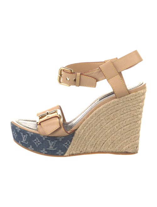 Louis Vuitton Monogram Pattern Leather Espadrilles