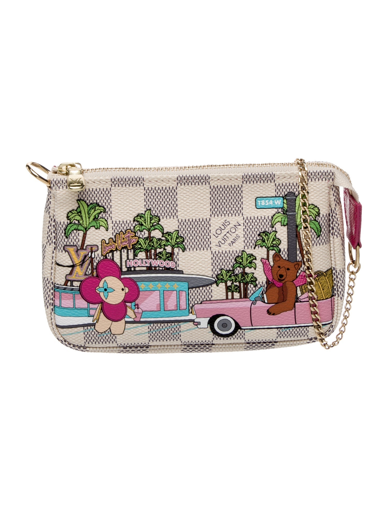 Louis Vuitton Damier Azur Pochette Accessoires Mini w/ Tags