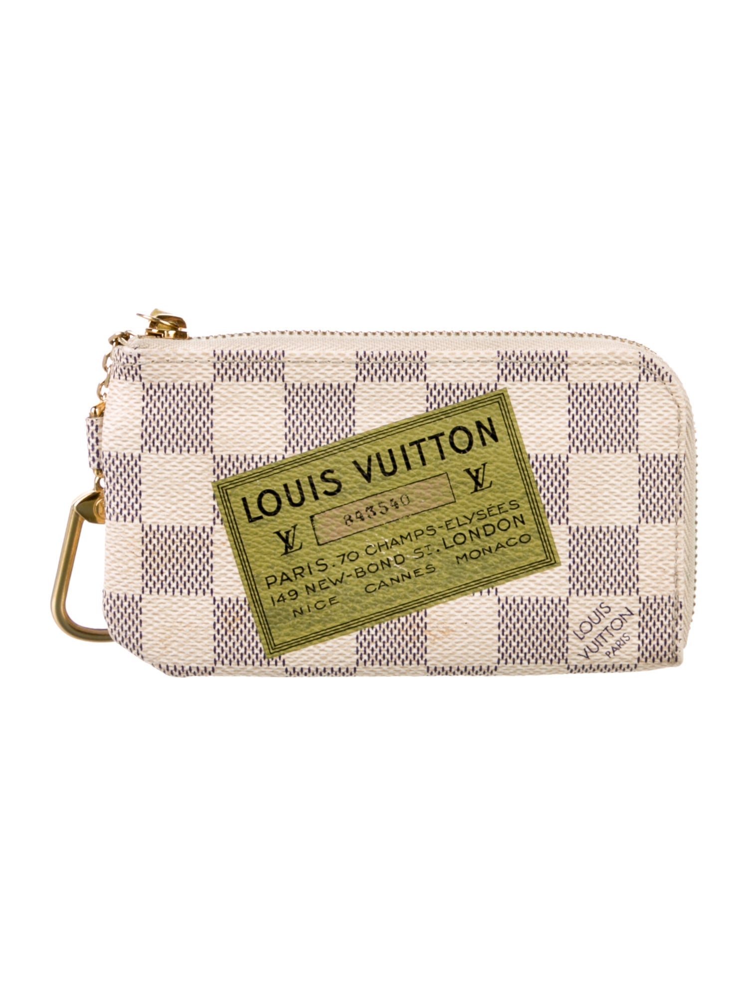 Louis Vuitton 2009 Damier Azur Pattern Complice Wallet