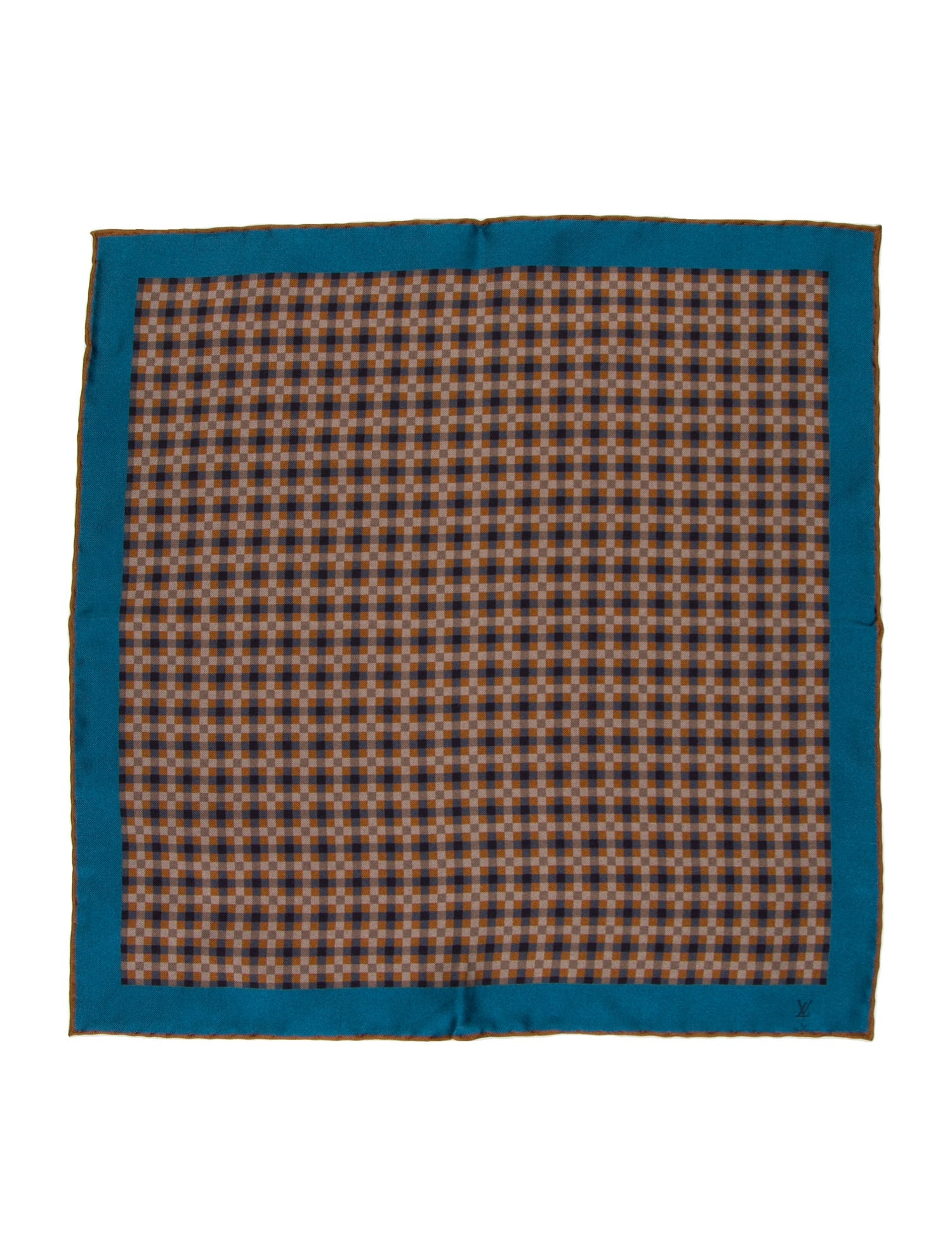 Louis Vuitton Patterned Prints Pocket Square