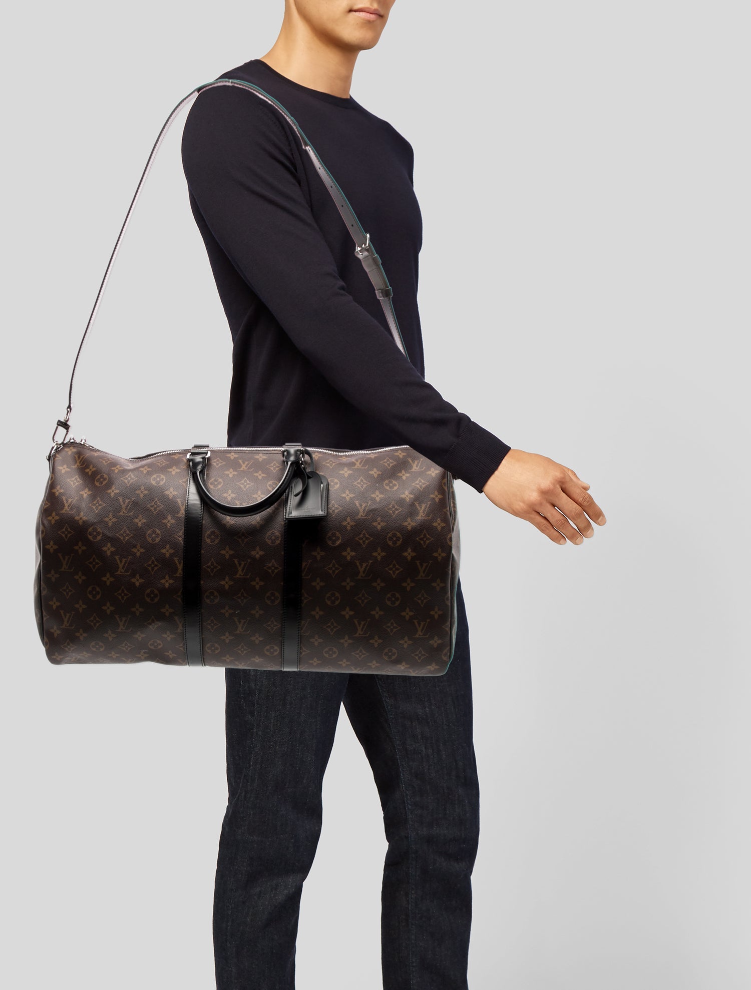 Louis Vuitton LV Monogram Keepall Bandouliere 55