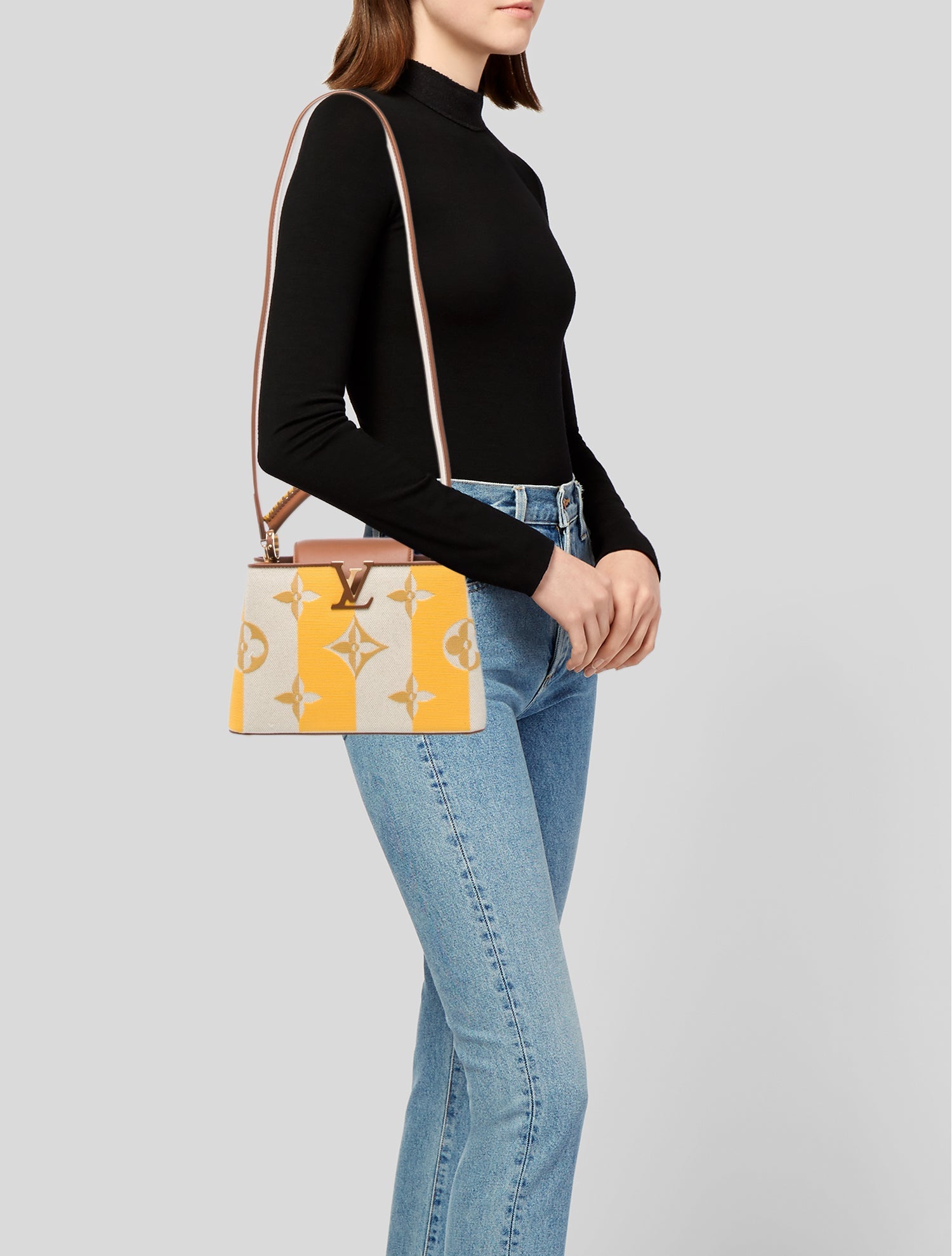 Louis Vuitton Coated Canvas Capucines BB