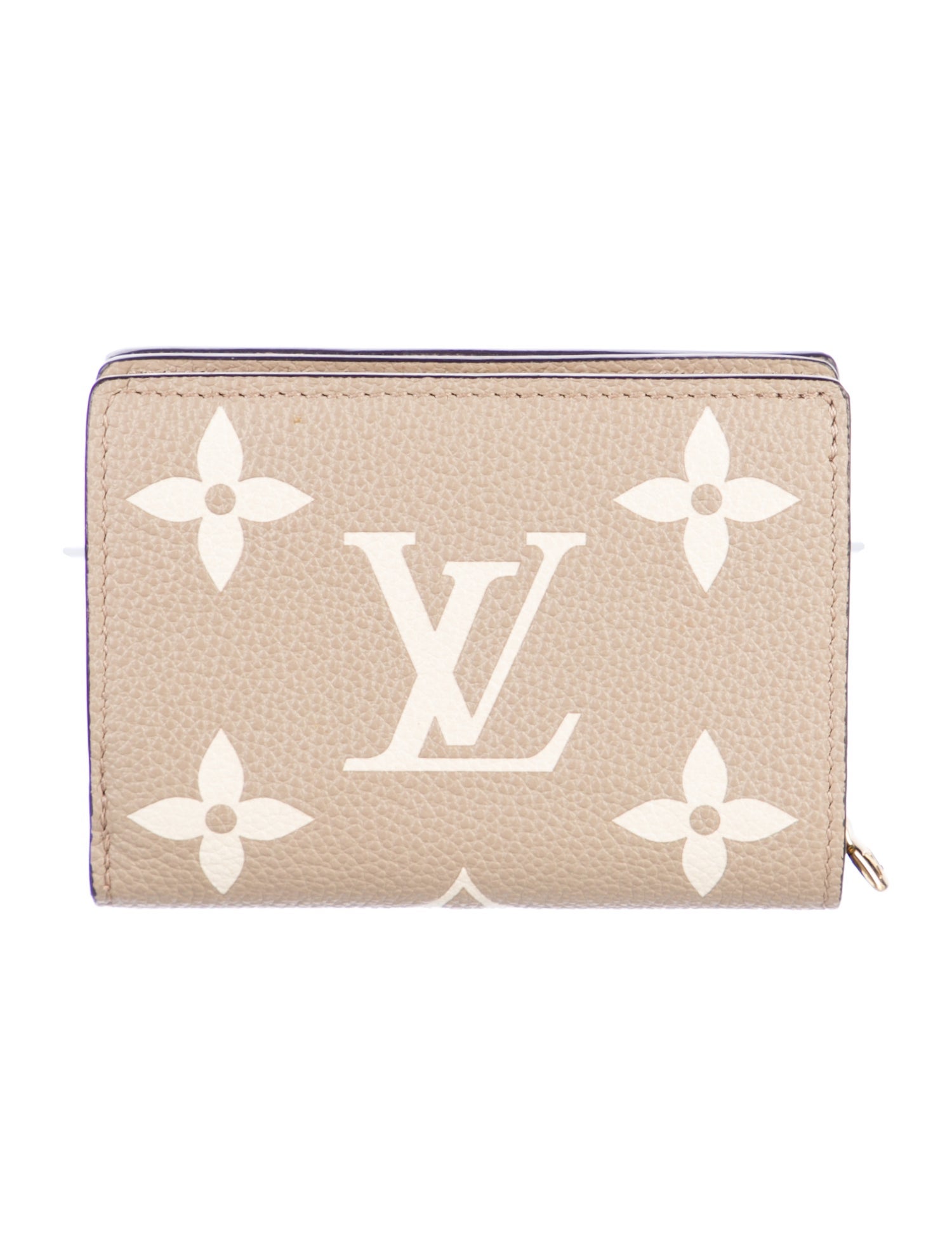 Louis Vuitton LV Monogram Empreinte Leather Cléa Wallet