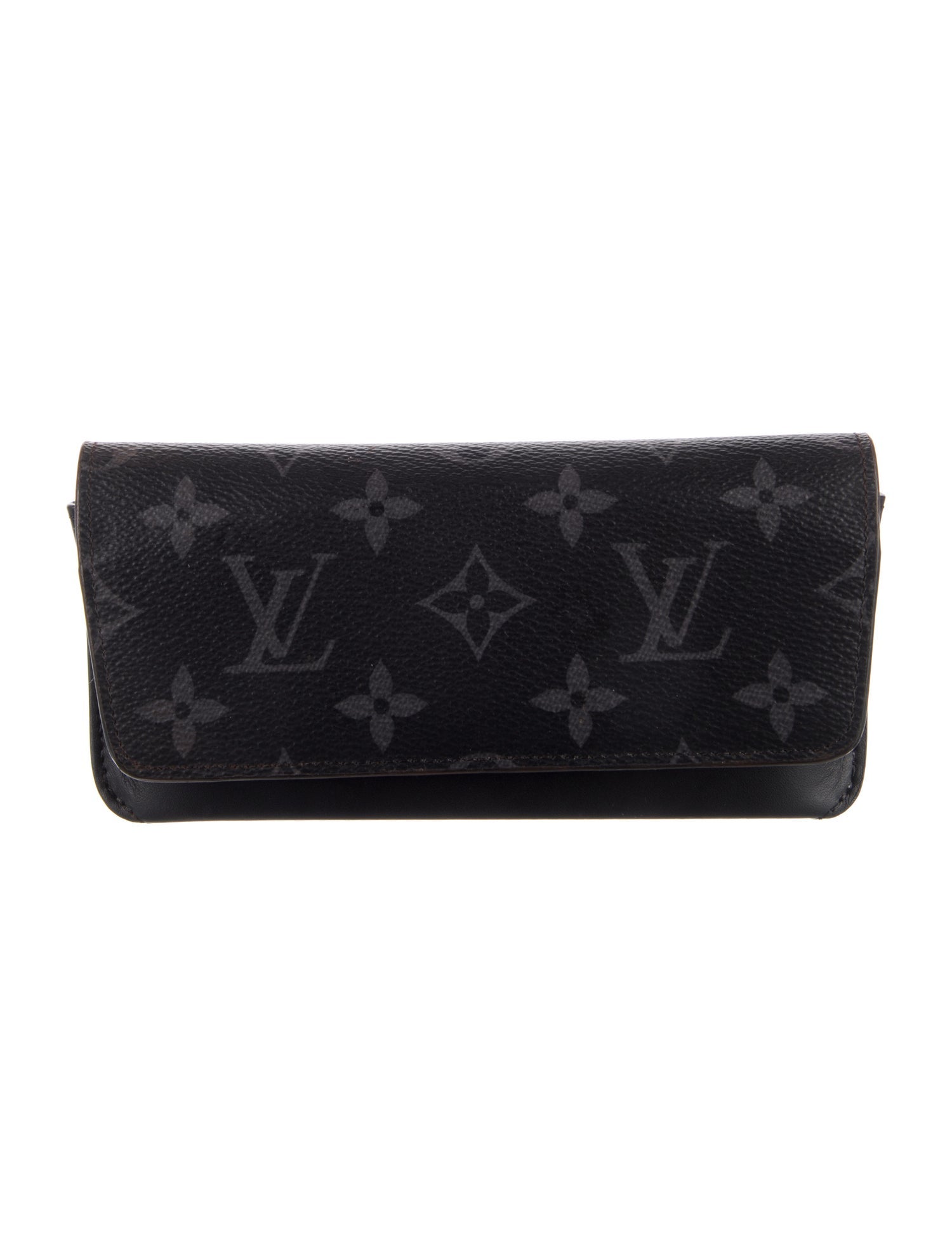 Louis Vuitton Monogram Eclipse Canvas Woody Glasses Case