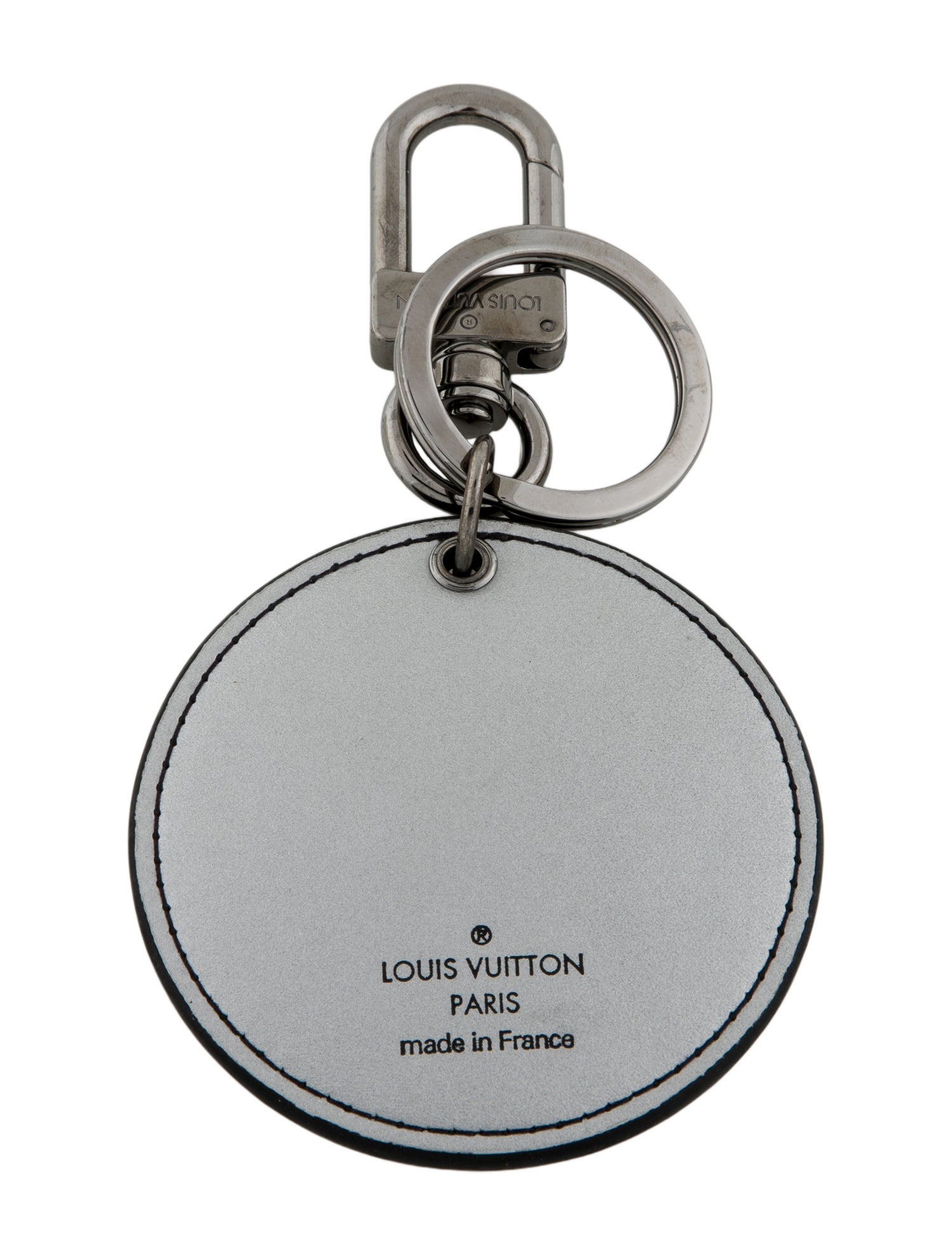 Louis Vuitton Monogram Eclipse Reverse Round Bag Charm & Key Holder