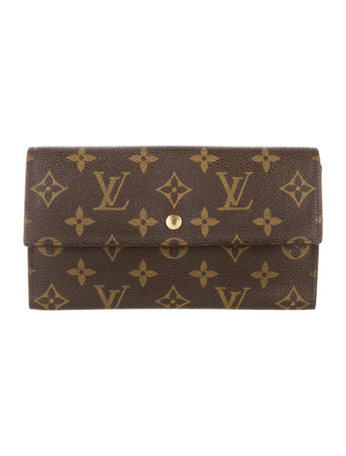 Louis Vuitton Monogram Pattern Coated Canvas Wallet
