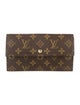 Louis Vuitton Monogram Pattern Coated Canvas Wallet
