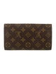 Louis Vuitton Monogram Pattern Coated Canvas Wallet