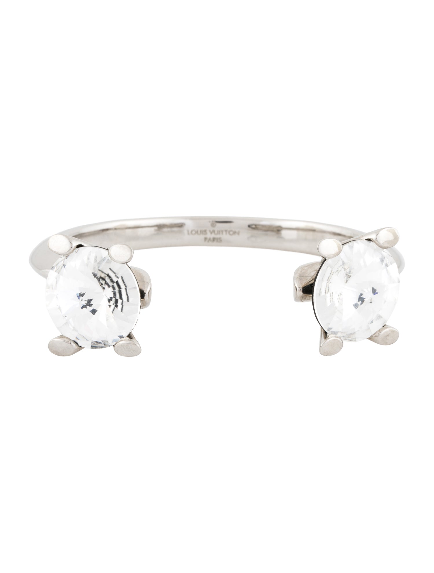 Louis Vuitton Crystal V Cuff Bracelet