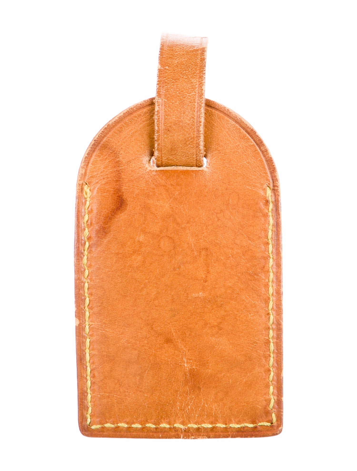 Louis Vuitton Leather Luggage Tag