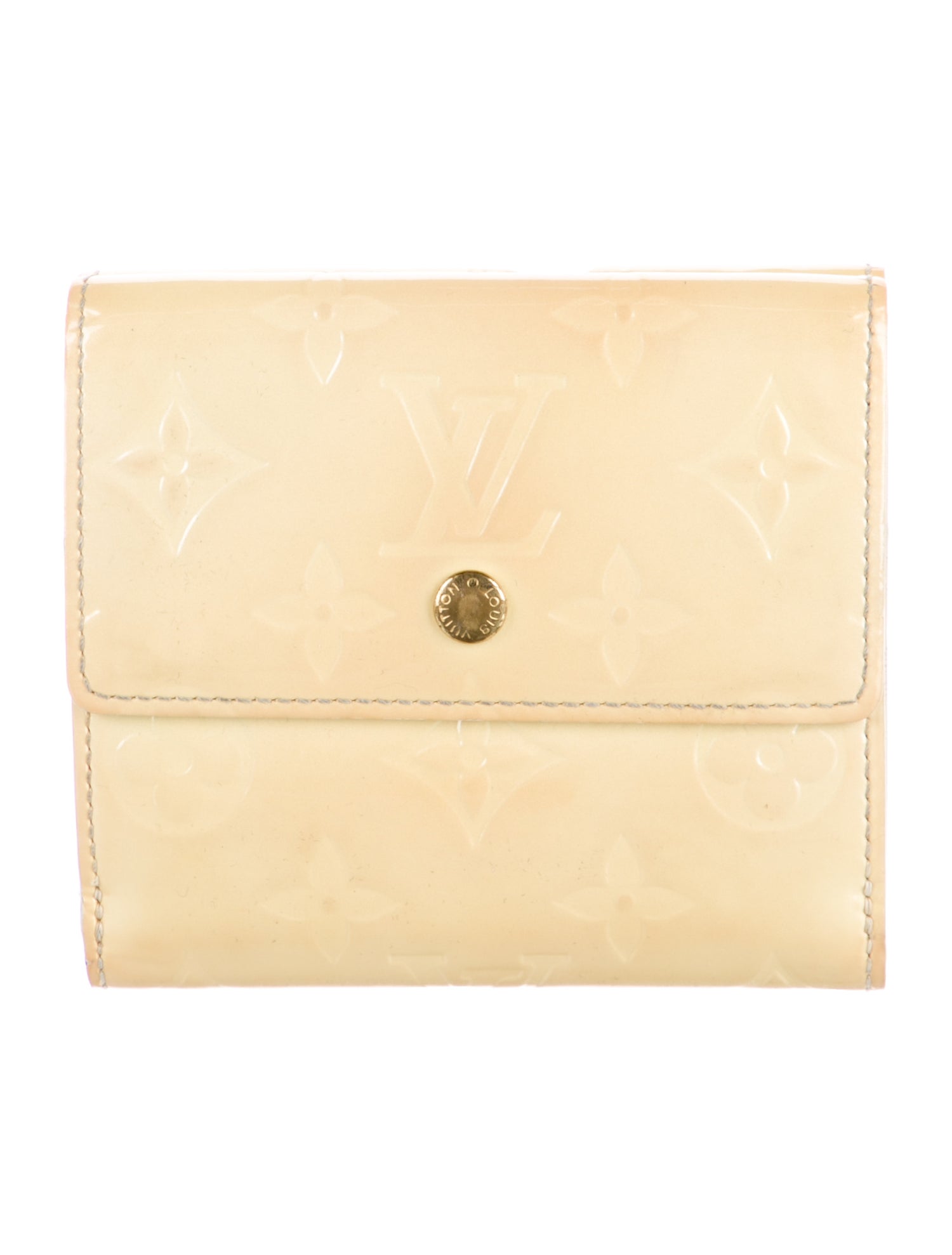 Louis Vuitton 2005 Vernis Patent Leather Elise Wallet