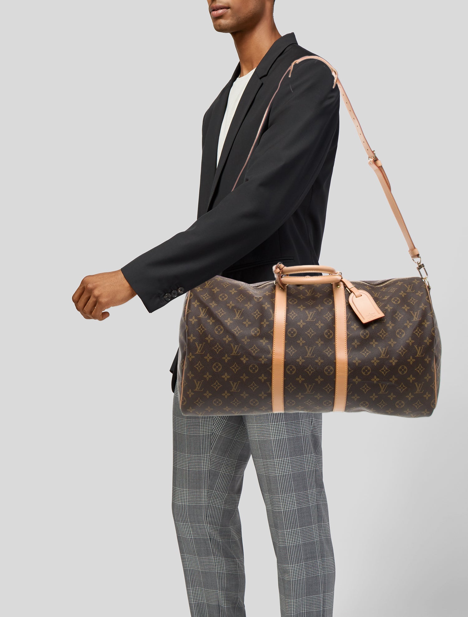Louis Vuitton Louis Vuitton Monogram Keepall Bandouliere 55