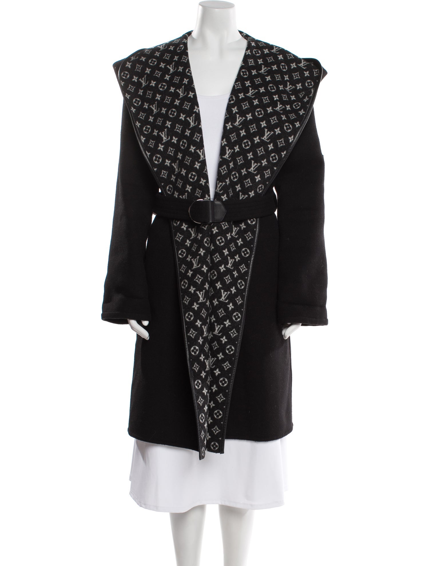 Louis Vuitton 2019 Wool Faux Fur Coat