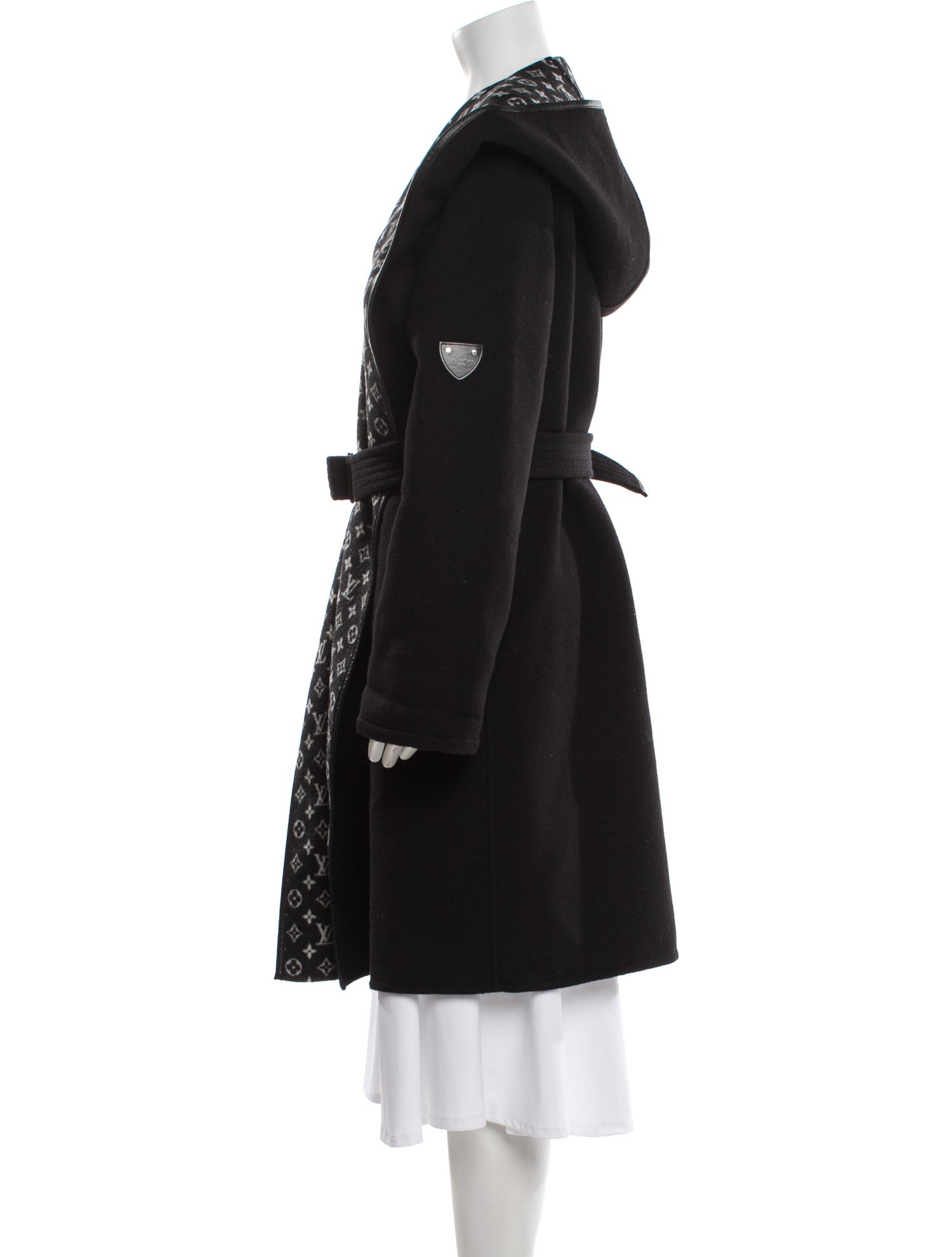 Louis Vuitton 2019 Wool Faux Fur Coat