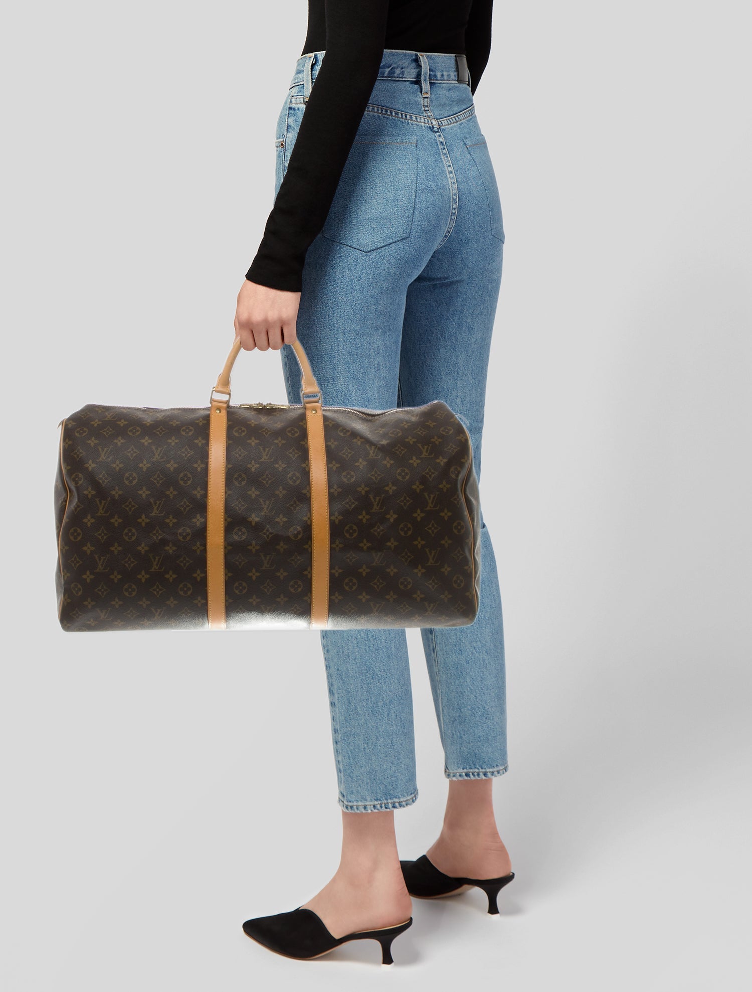 Louis Vuitton Monogram Weekender Bag Vintage