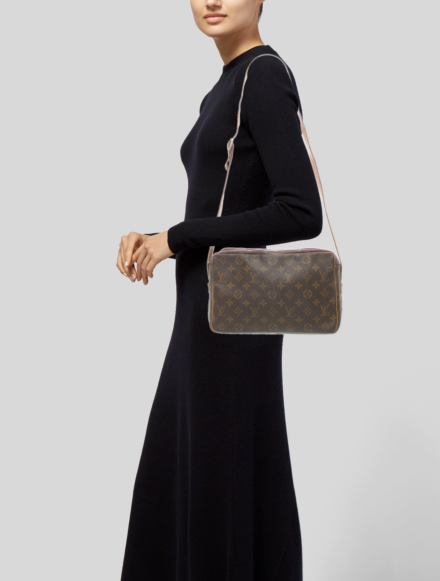 Louis Vuitton LV Monogram French Company Sac Bandoulière 30 Vintage