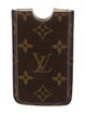 Louis Vuitton Leather Monogram Cell Phone Holder Case