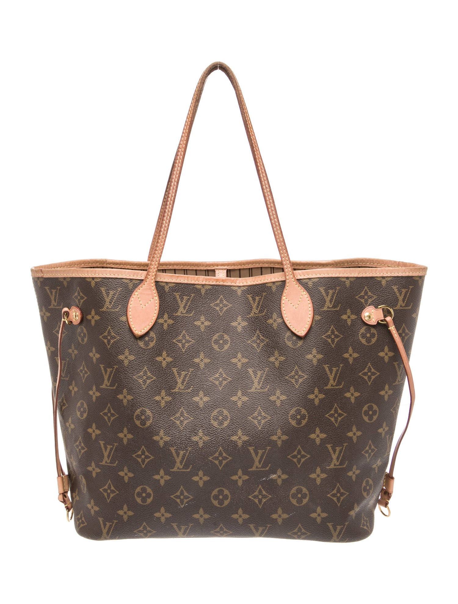 Louis Vuitton LV Monogram Neverfull w/Pouch MM