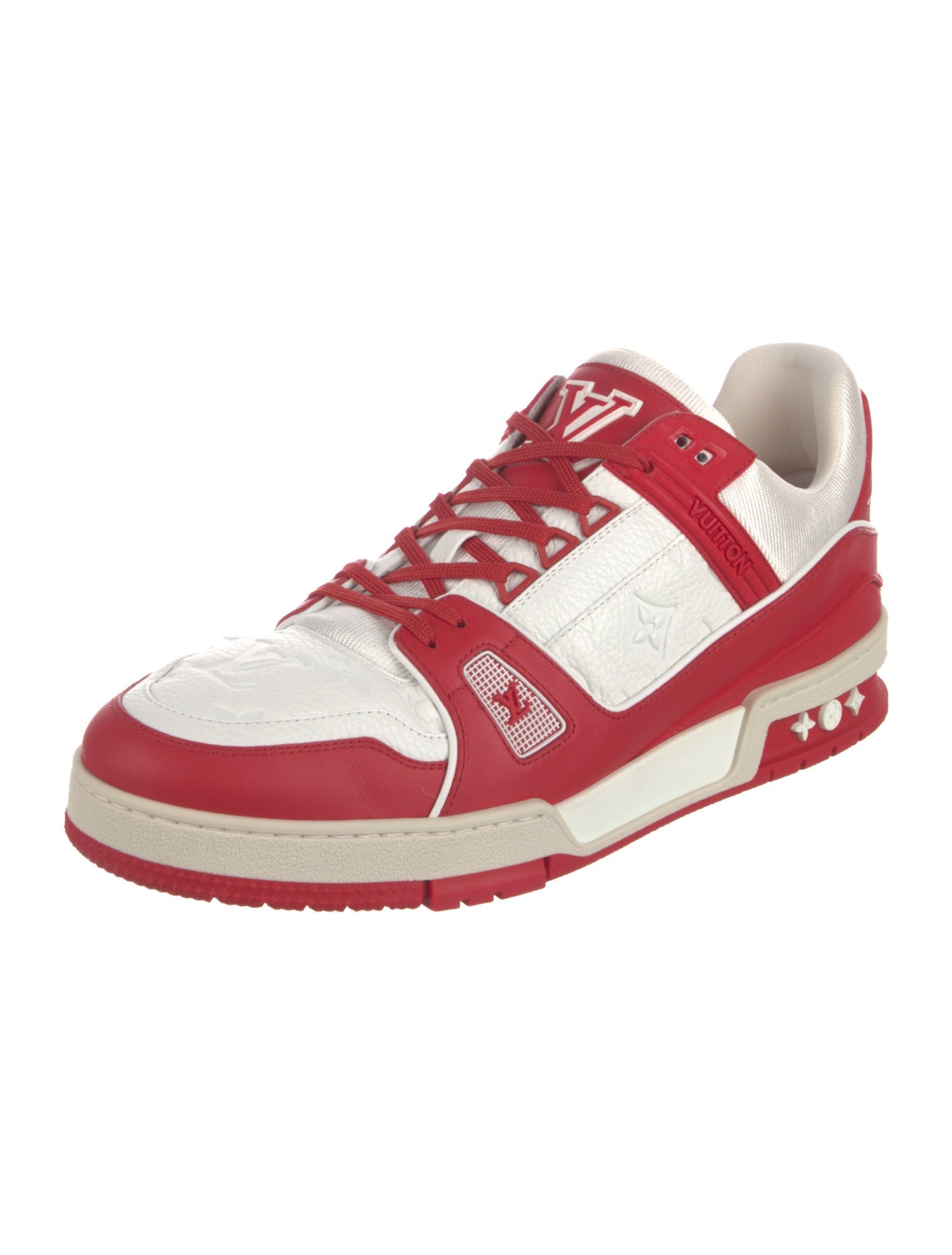 Louis Vuitton Monogram Pattern Leather Sneakers