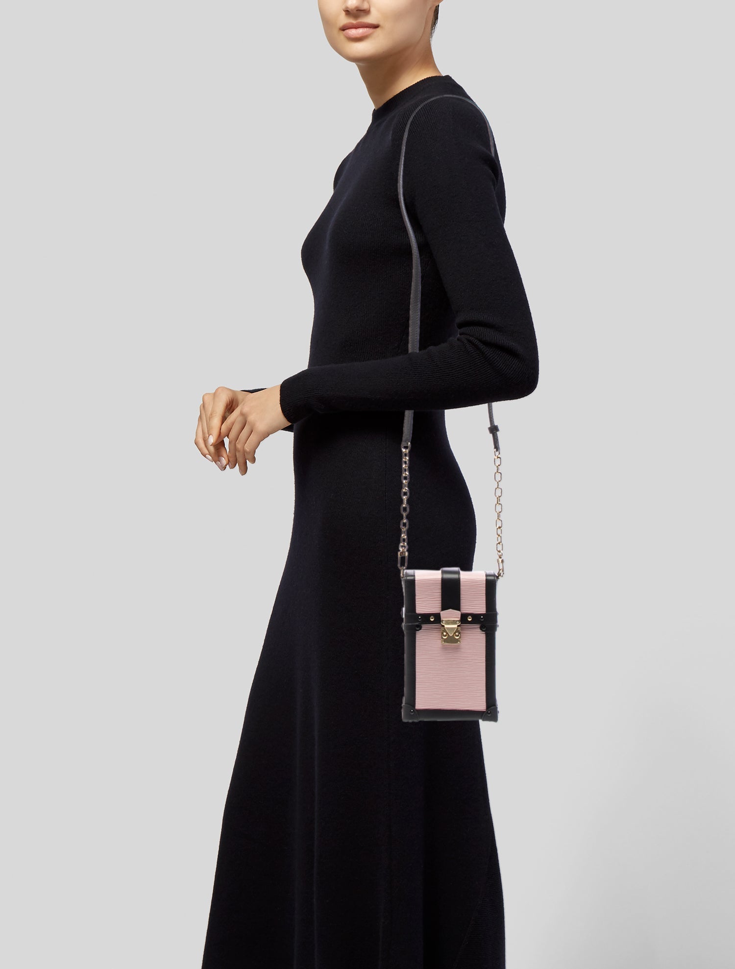 Louis Vuitton Epi Leather Pochette Trunk Vertical