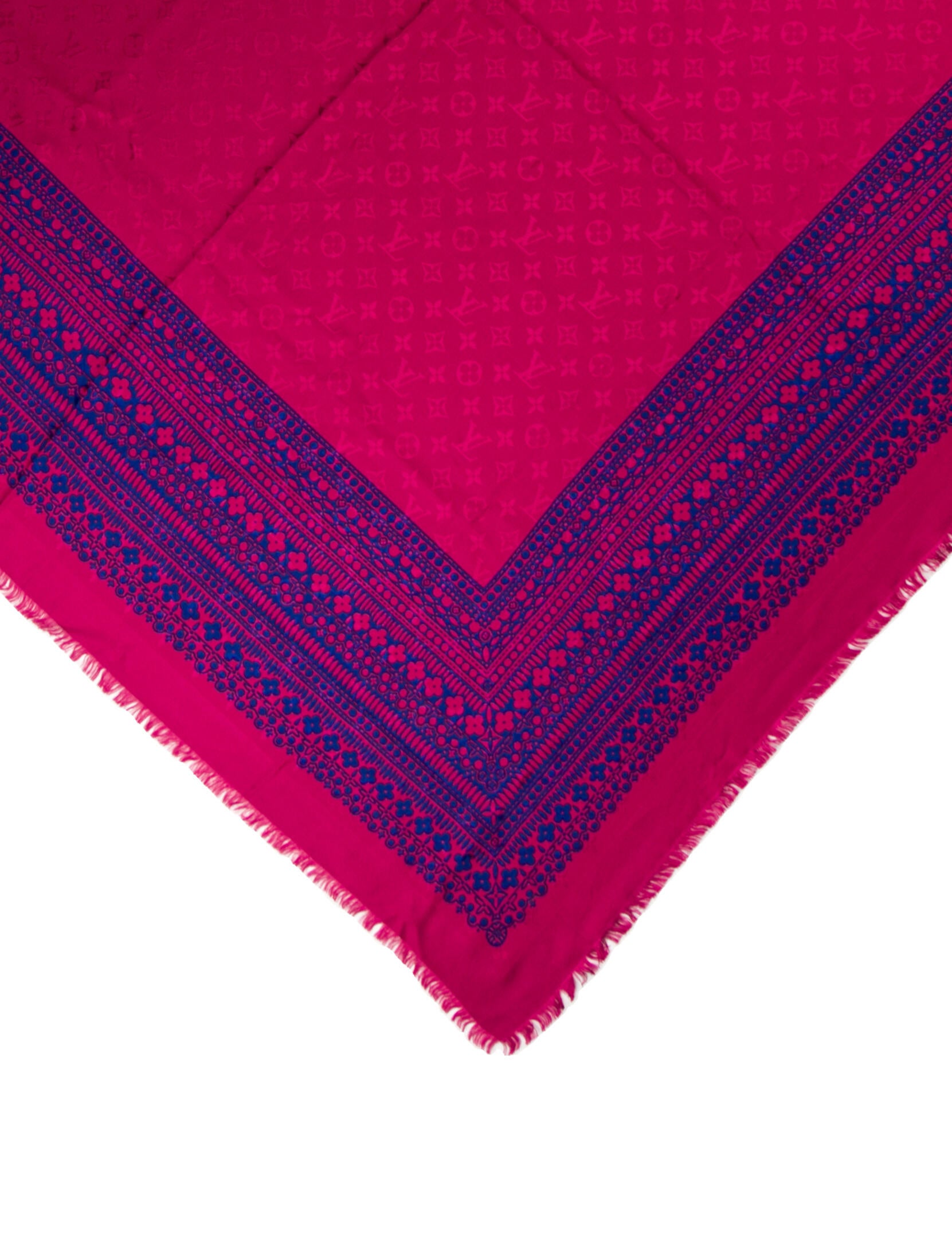 Louis Vuitton Amstramgram Silk Shawl