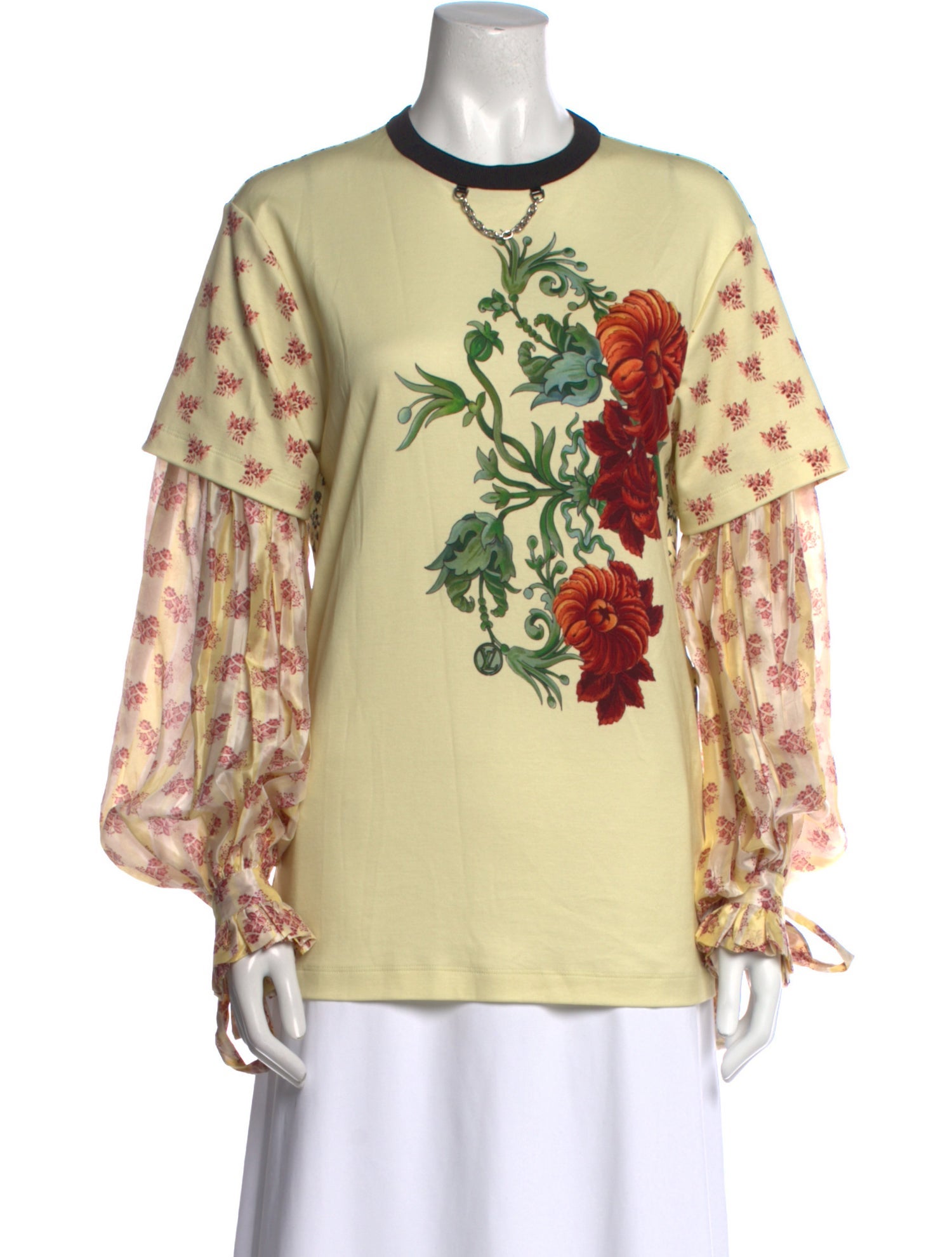 Louis Vuitton 2021 Floral Print Blouse