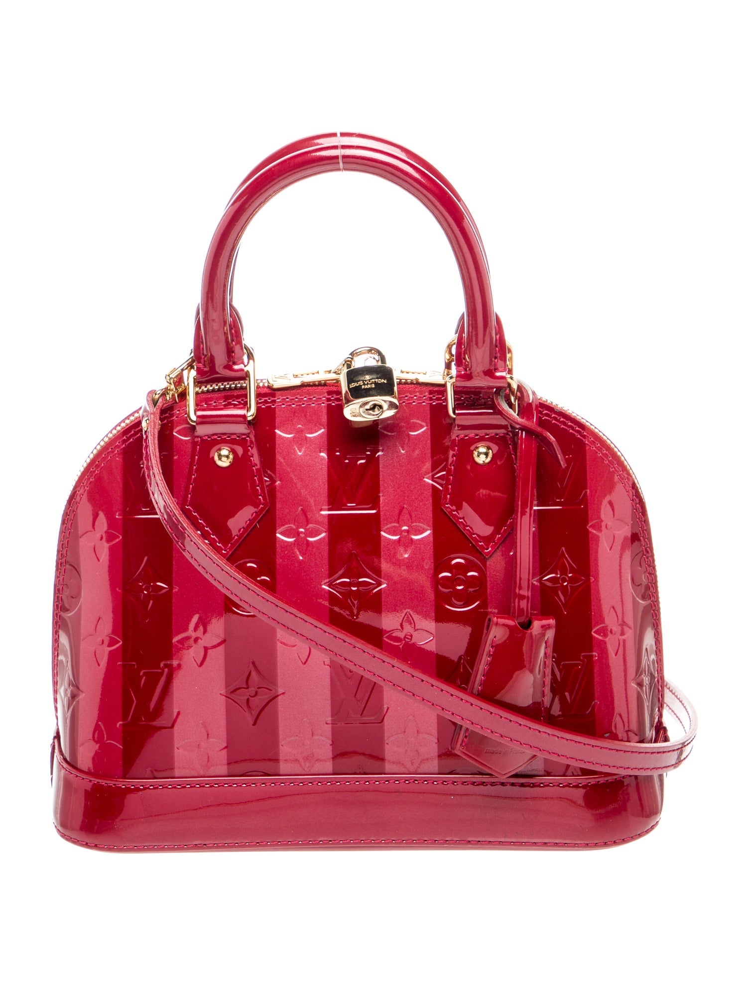 Louis Vuitton Vernis Rayures Alma BB