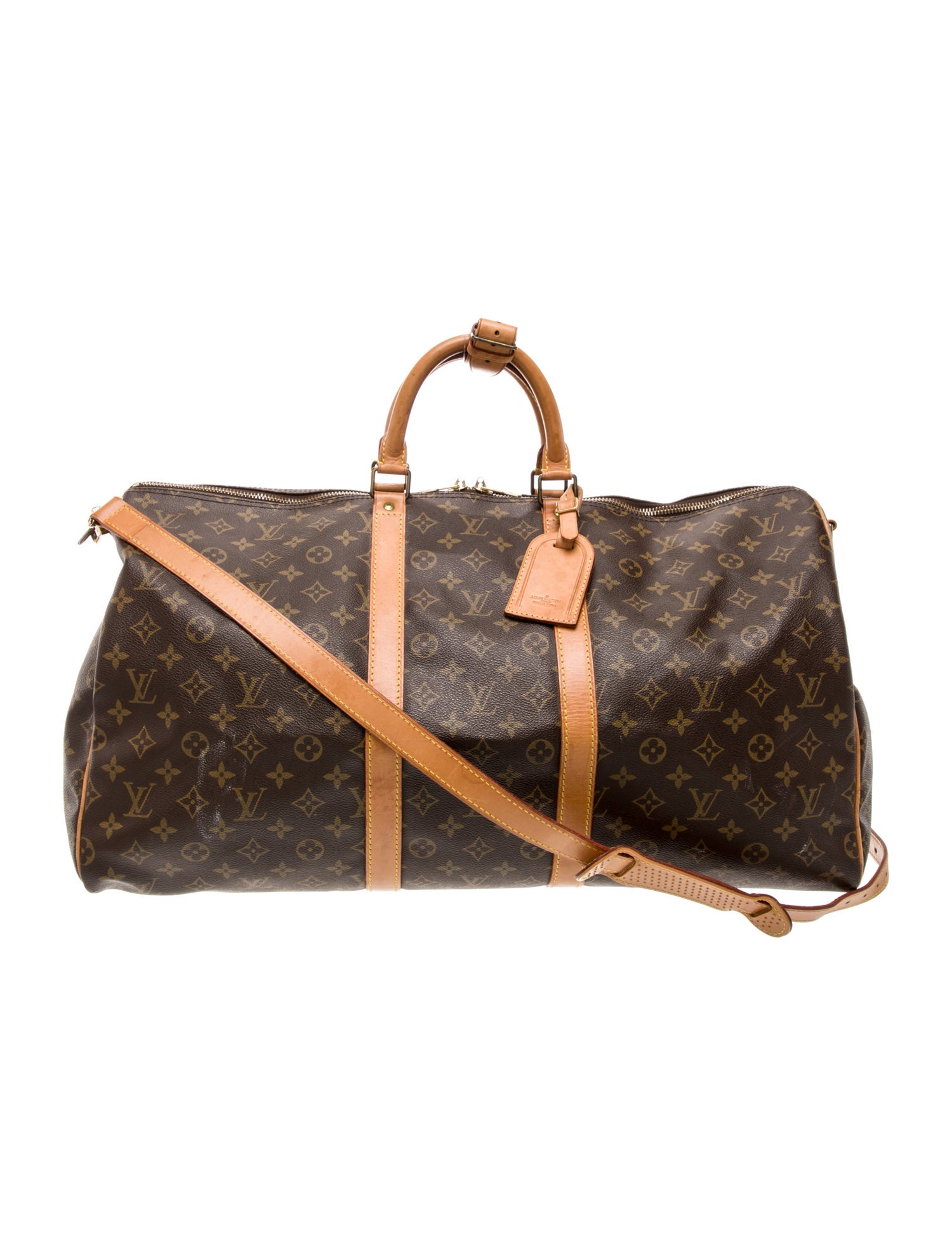 Louis Vuitton LV Monogram Keepall Bandouliere 55 Vintage
