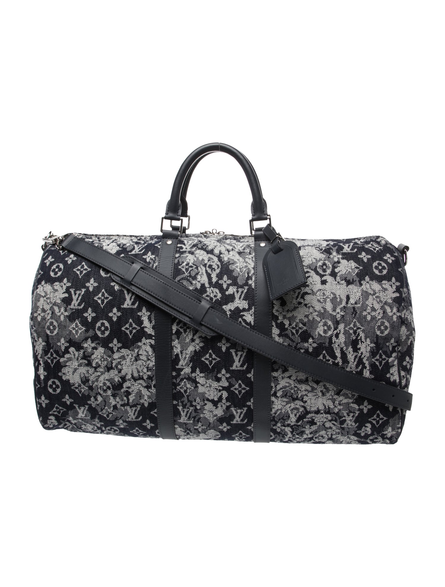 Louis Vuitton LV Monogram Tapestry Keepall Bandouliere 50