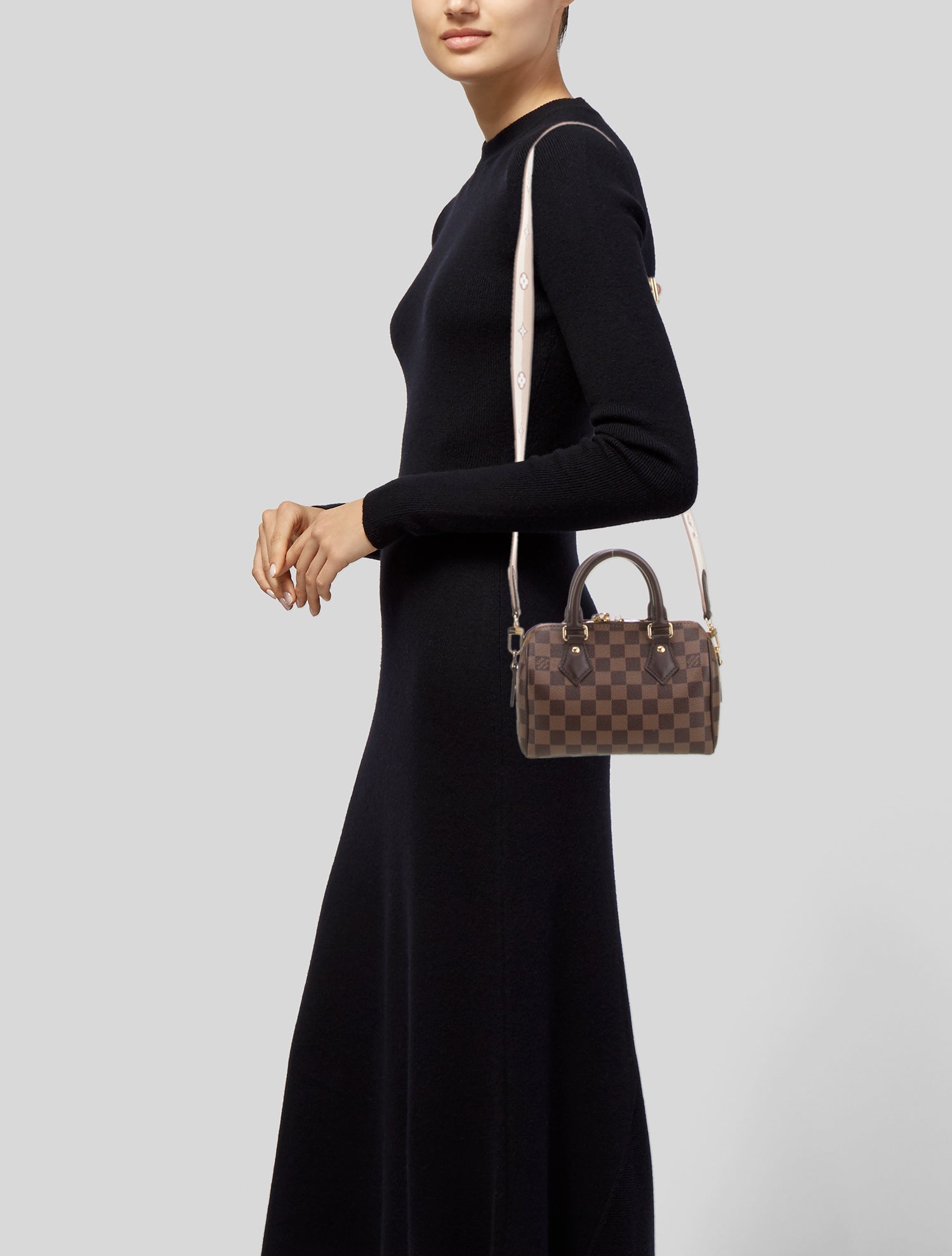 Louis Vuitton Damier Ebene Speedy Bandouliere 20