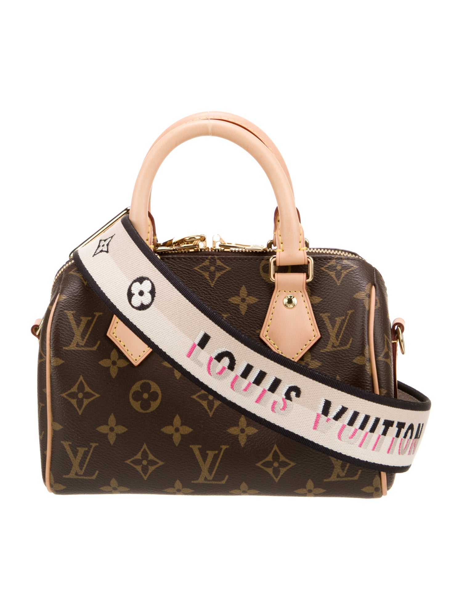 Louis Vuitton LV Monogram Speedy Bandouliere 20