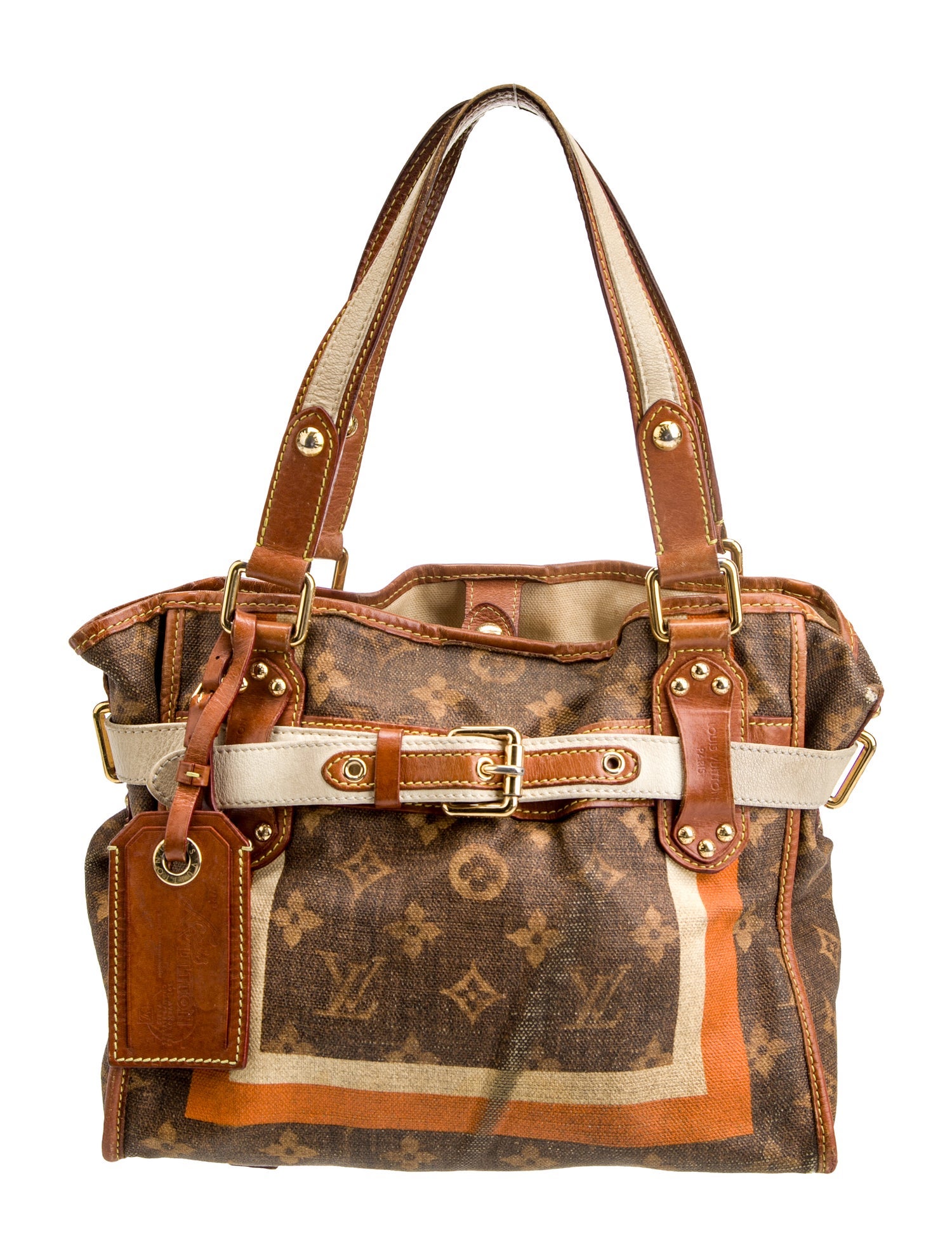 Louis Vuitton LV Monogram Tisse Rayures PM Vintage