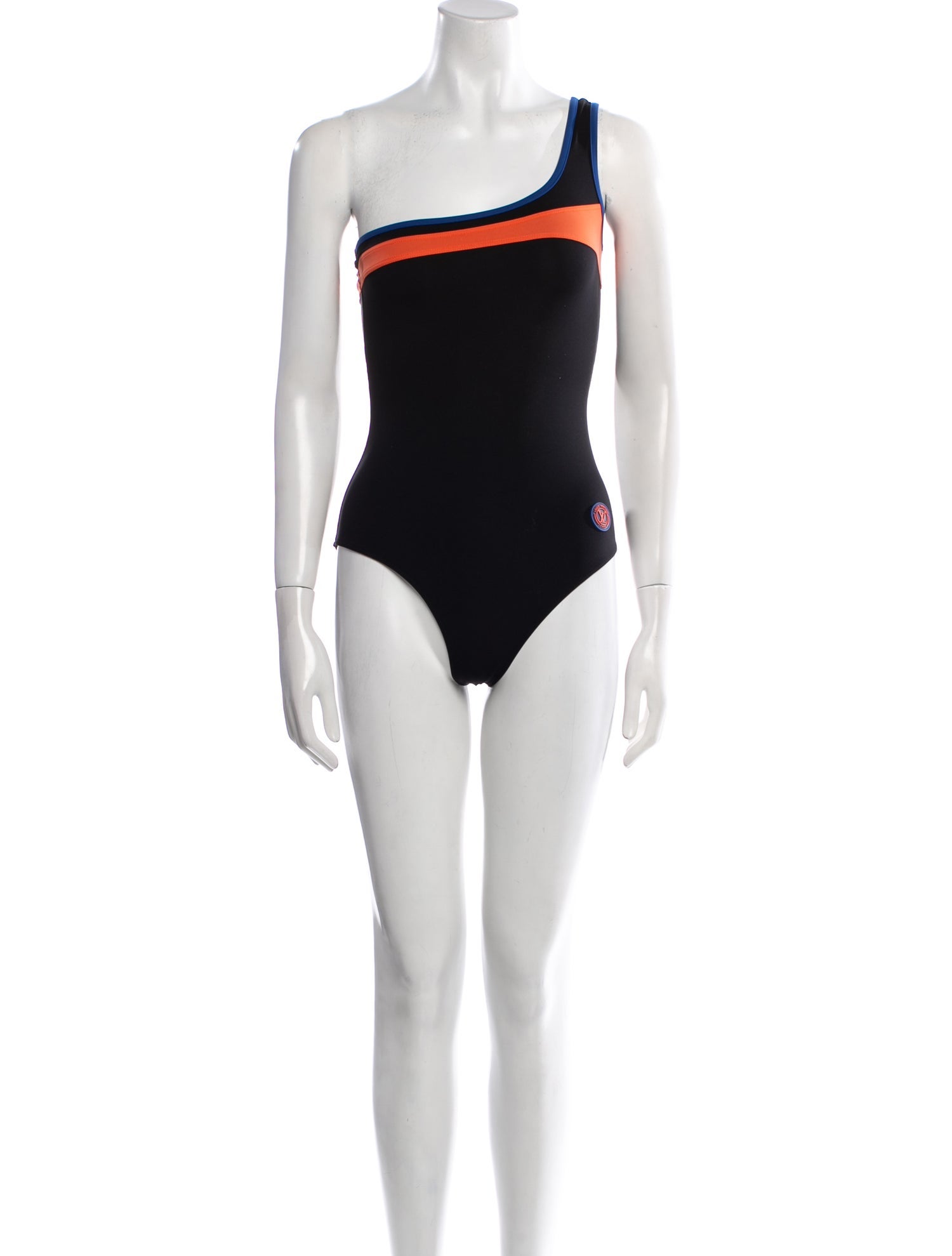 Louis Vuitton 2023 Colorblock Pattern One-Piece