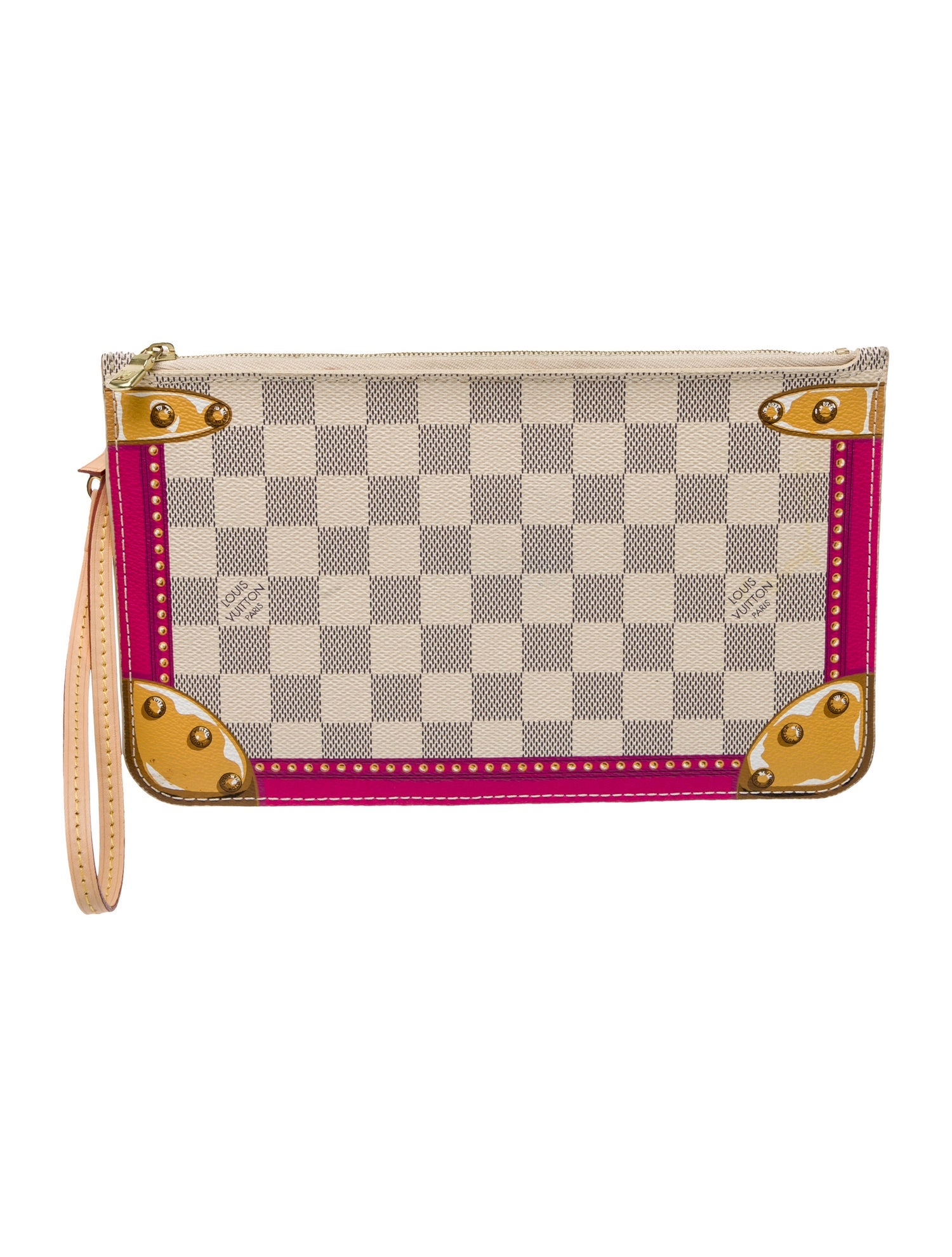 Louis Vuitton Damier Azur Neverfull Pouch