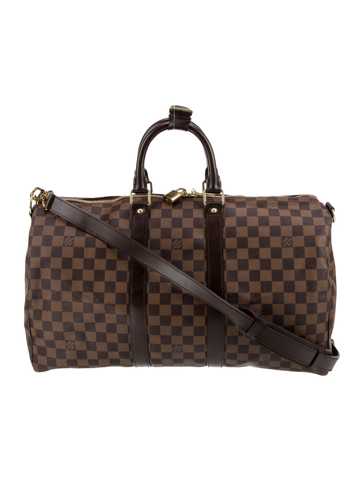 Louis Vuitton Damier Ebene Keepall Bandouliere 45